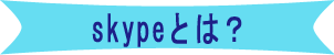 スカイプとは？